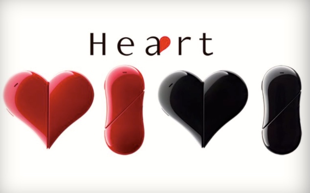  日本推出Heart 401AB 心形手機 ，萌翻女人心