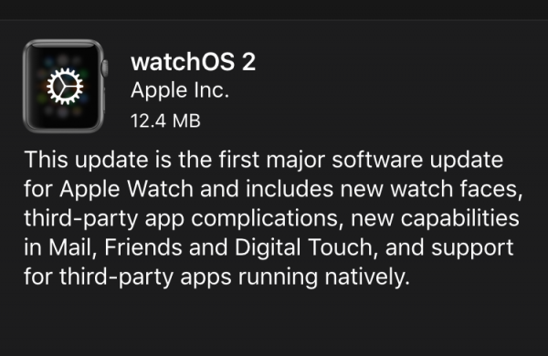 watchOS 2 正式版推送來臨，你的Apple Watch升級了嗎？