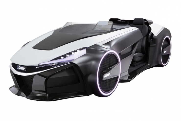 配有3D抬頭顯示功能的三菱概念電動跑車，將在東京車展亮相