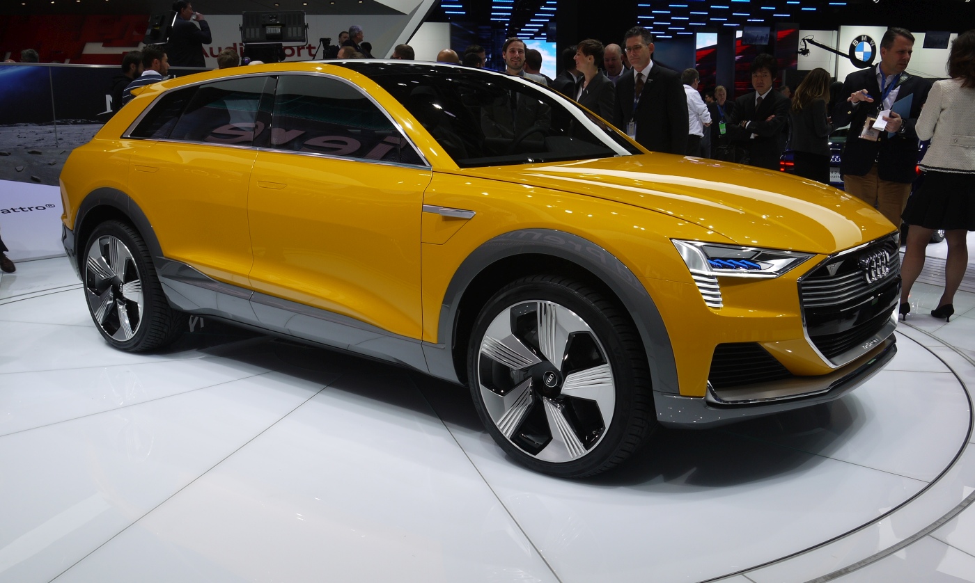 奧迪的這輛氫鋰混合動力概念車，燃料電池 4 分鐘灌飽