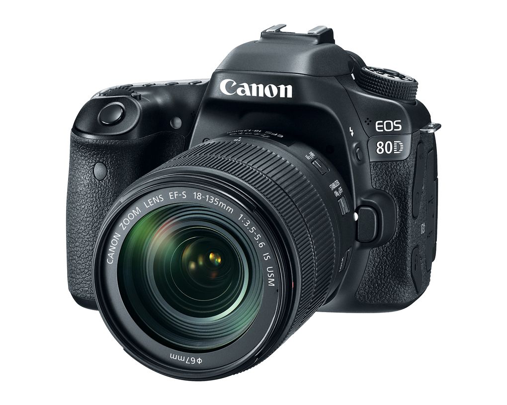 佳能發布EOS 80D單反相機 45點全十字對焦