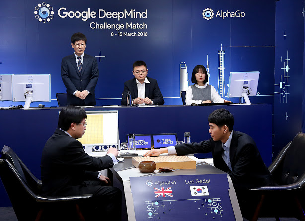 人機圍棋大戰首局落定：李世石投子認輸！