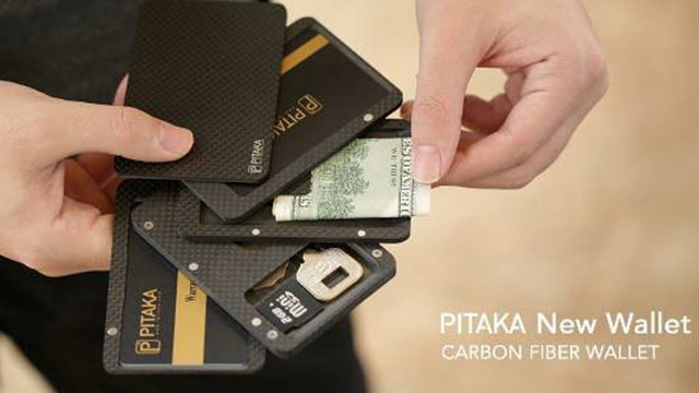 錢包不夠特別？ PITAKA造型時尚的碳纖維卡包