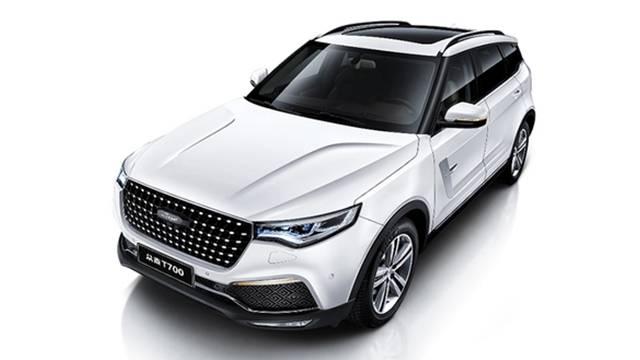 眾泰T700L車型的官圖發布，造型硬朗大氣